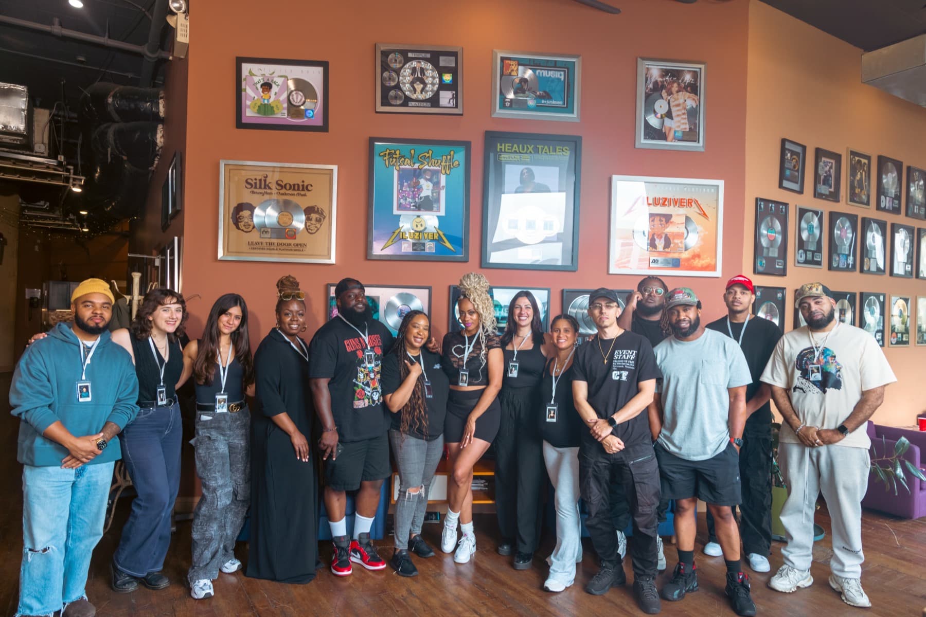 Lyricist Lab 2025 cohort group photo at MilkBoy Studios